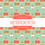 Reindeer Digital Paper DP6142 - Digital Paper Shop