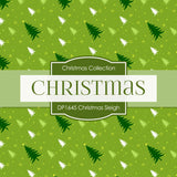 Christmas Sleigh Digital Paper DP1645 - Digital Paper Shop