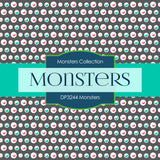 Monsters Digital Paper DP3244A - Digital Paper Shop