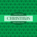 Holiday Green Digital Paper DP806 - Digital Paper Shop - 3