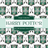 Slytherin Harry Potter Digital Paper DP1780 - Digital Paper Shop