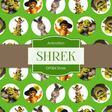 Shrek Digital Paper DP084 - Digital Paper Shop