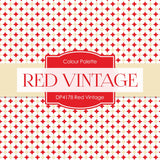 Red Vintage Digital Paper DP4178 - Digital Paper Shop