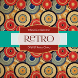 Retro China Digital Paper DP6937 - Digital Paper Shop