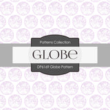 Globe Pattern Digital Paper DP6169A - Digital Paper Shop