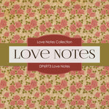 Love Notes Digital Paper DP6973 - Digital Paper Shop