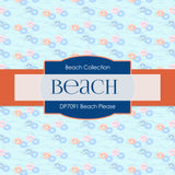 Beach Please Digital Paper DP7091 - Digital Paper Shop