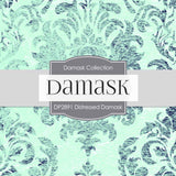 Distressed Damask Digital Paper DP2891 - Digital Paper Shop