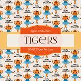 Tiger Fantasy Digital Paper DP6872 - Digital Paper Shop