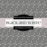 Black And White Digital Paper DP1268 - Digital Paper Shop