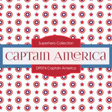 Captain America Digital Paper DP074 - Digital Paper Shop