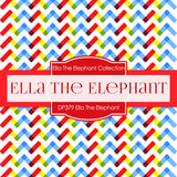 Ella The Elephant Digital Paper DP379 - Digital Paper Shop