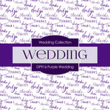 Purple Wedding Digital Paper DP916 - Digital Paper Shop - 3