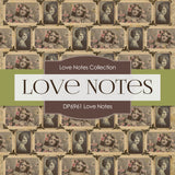 Love Notes Digital Paper DP6961 - Digital Paper Shop