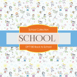 Back To School Digital Paper DP7180 - Digital Paper Shop