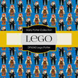 Lego Potter Digital Paper DP6543 - Digital Paper Shop