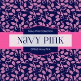 Navy Pink Digital Paper DP965 - Digital Paper Shop - 2