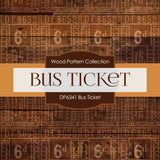 Bus Ticket Digital Paper DP6341A - Digital Paper Shop