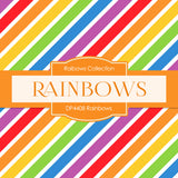Rainbows Digital Paper DP4408 - Digital Paper Shop