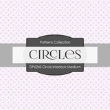 Circle Interlock Medium Digital Paper DP6245A - Digital Paper Shop