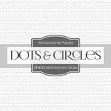 Black and White Dots and Circles Digital Paper DP4042 - Digital Paper Shop