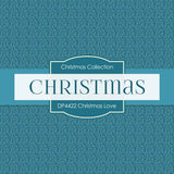 Christmas Love Digital Paper DP4422 - Digital Paper Shop