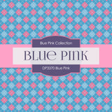 Blue Pink Digital Paper DP3370 - Digital Paper Shop