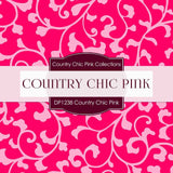 Country Chick Pink Digital Paper DP1238 - Digital Paper Shop