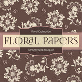 Floral Bouquet Digital Paper DP522 - Digital Paper Shop