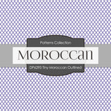 Tiny Moroccan Outlined Digital Paper DP6295A - Digital Paper Shop