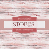 Soft Pink Stones Digital Paper DP7146 - Digital Paper Shop