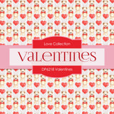 Valentines Digital Paper DP6218B - Digital Paper Shop