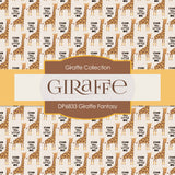 Giraffe Fantasy Digital Paper DP6833 - Digital Paper Shop