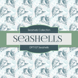 Seashells Digital Paper DP7107 - Digital Paper Shop