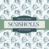 Seashells Digital Paper DP7107 - Digital Paper Shop