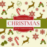 Christmas Palette Digital Paper DP1591 - Digital Paper Shop