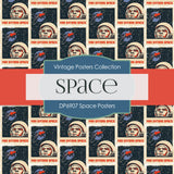 Space Posters Digital Paper DP6907 - Digital Paper Shop