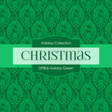 Holiday Green Digital Paper DP806 - Digital Paper Shop - 4