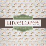 Vintage Envelopes Digital Paper DP2620 - Digital Paper Shop