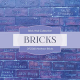 Abstract Bricks Digital Paper DP2268 - Digital Paper Shop