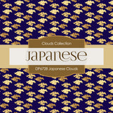 Japanese Clouds Digital Paper DP6728 - Digital Paper Shop