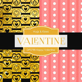 Happy Valentine Digital Paper DP3798 - Digital Paper Shop