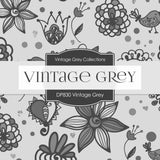 Vintage Gray Digital Paper DP830 - Digital Paper Shop