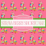 Strawberry Shortcake Digital Paper DP1383 - Digital Paper Shop