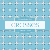 Crosses Digital Paper DP4378B - Digital Paper Shop