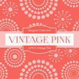 Vintage Pink Digital Paper DP915 - Digital Paper Shop