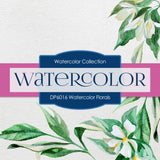 Watercolor Florals Digital Paper DP6016 - Digital Paper Shop - 4