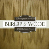 Burlap n Wood Digital Paper DP008 - Digital Paper Shop