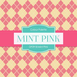 Mint Pink Digital Paper DP2918 - Digital Paper Shop