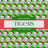 Tiger Heads Digital Paper DP6873 - Digital Paper Shop